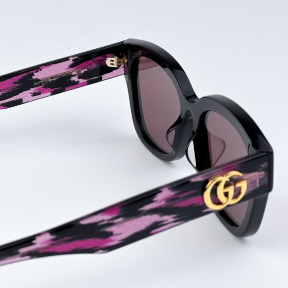 Gucci GG1550SK 004 BRAND NEW Sunglasses Black Red Women Square main image 13